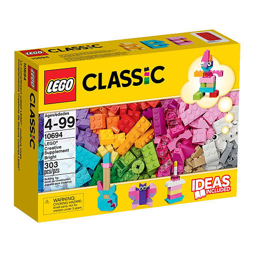 LEGO Classic Creative Supplement Bright Bricks Set #10694