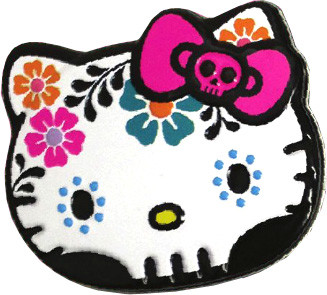 Hello Kitty Sweet Skulls Candy Tin [White]