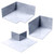 Corner Kit - Qty 5 Each | 304 Grade stainless steel, 26 Ga - refer to image for dimensions