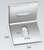 Stainless Steel "Z" Clip Fastener - Qty 25 | 14 Ga Thickness - 1" L1 x 1" L2 x 1" W