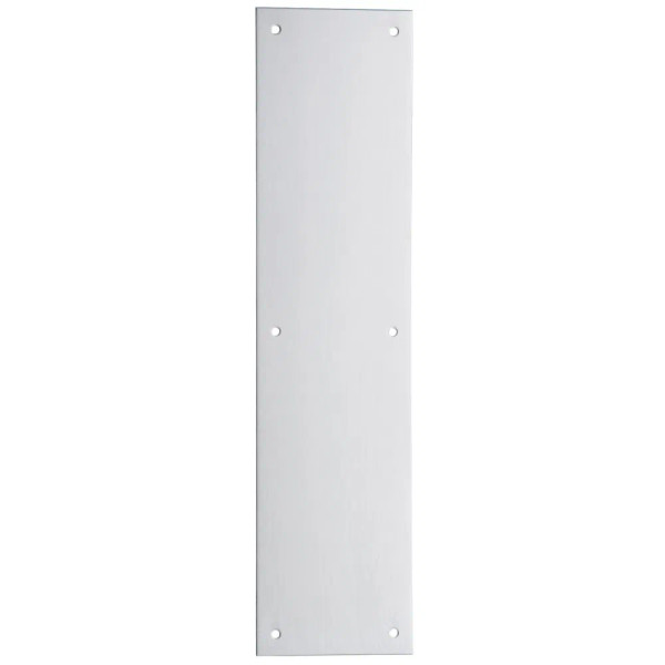 Stainless Steel Door Push - Qty 1 | .0375" brushed finish -  3.5" X 15"
