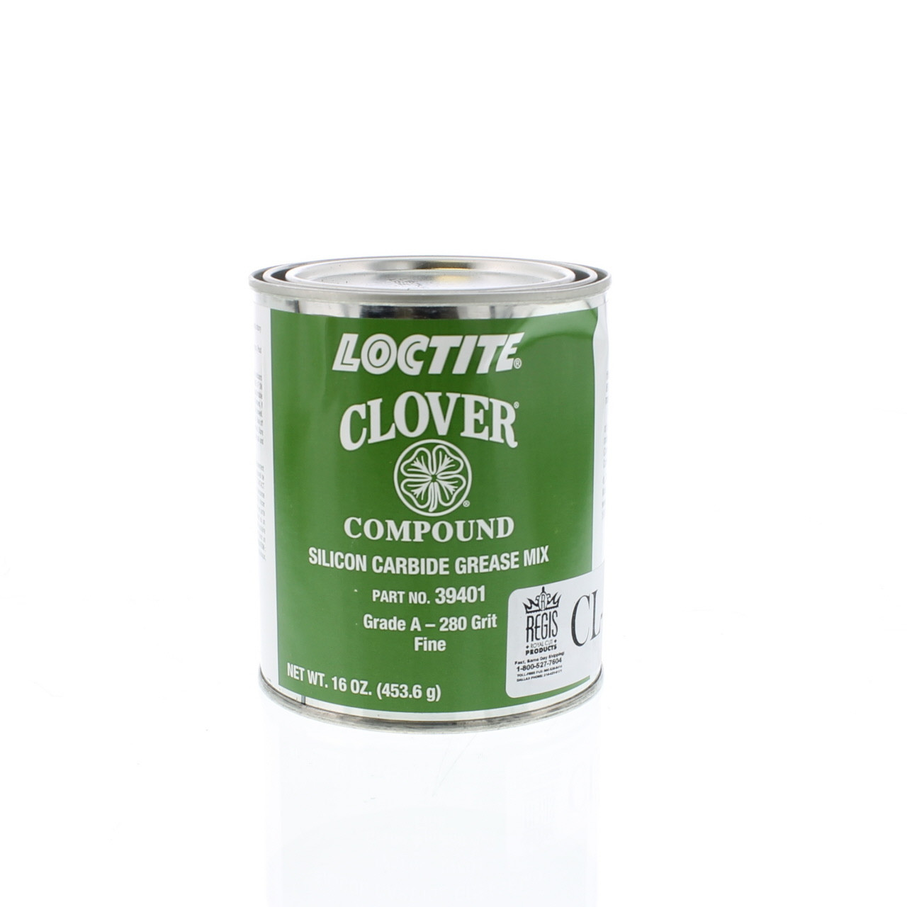 Clover Silicon Carbide Grease Mix, 1 lb, Can, 280 Grit