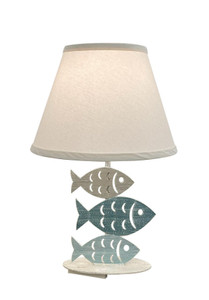 Tide Iron 3 Fish Accent Lamp