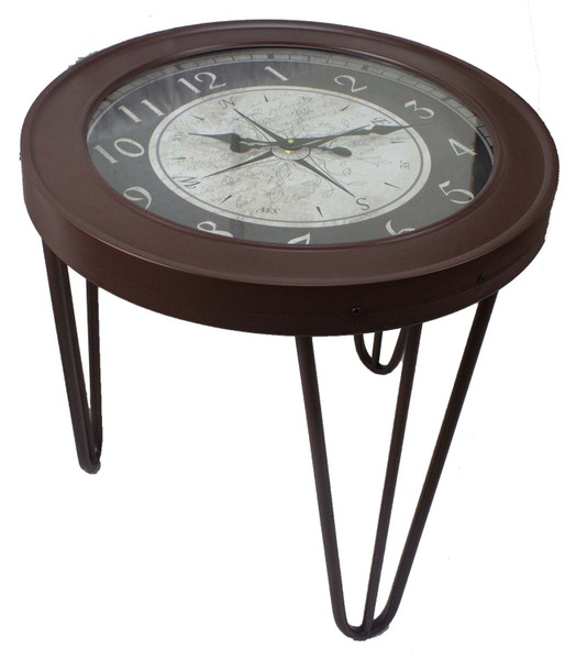 Table with Clock 23"