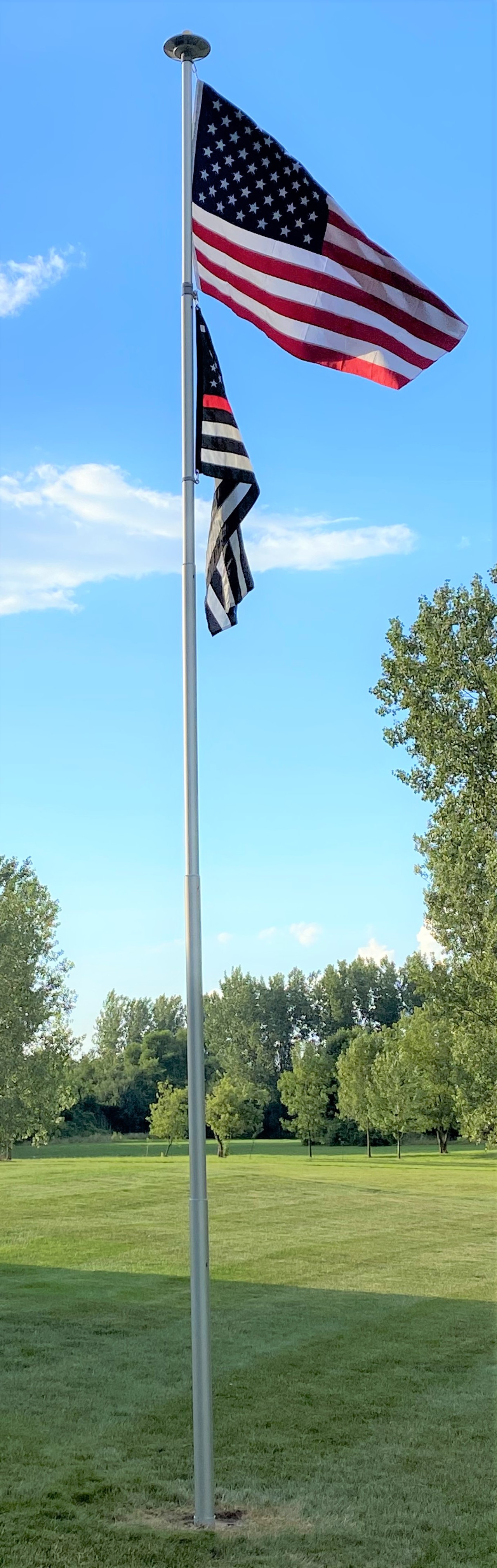 "Superior Three" 30' Telescoping Flagpole Flagpole Store