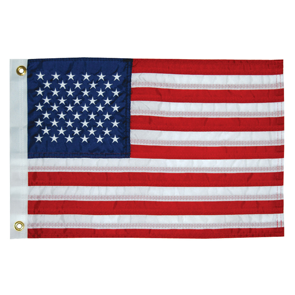 12x18 FT Embroidered Flag - AMERICAN FLAG MADE IN USA - Foto 4