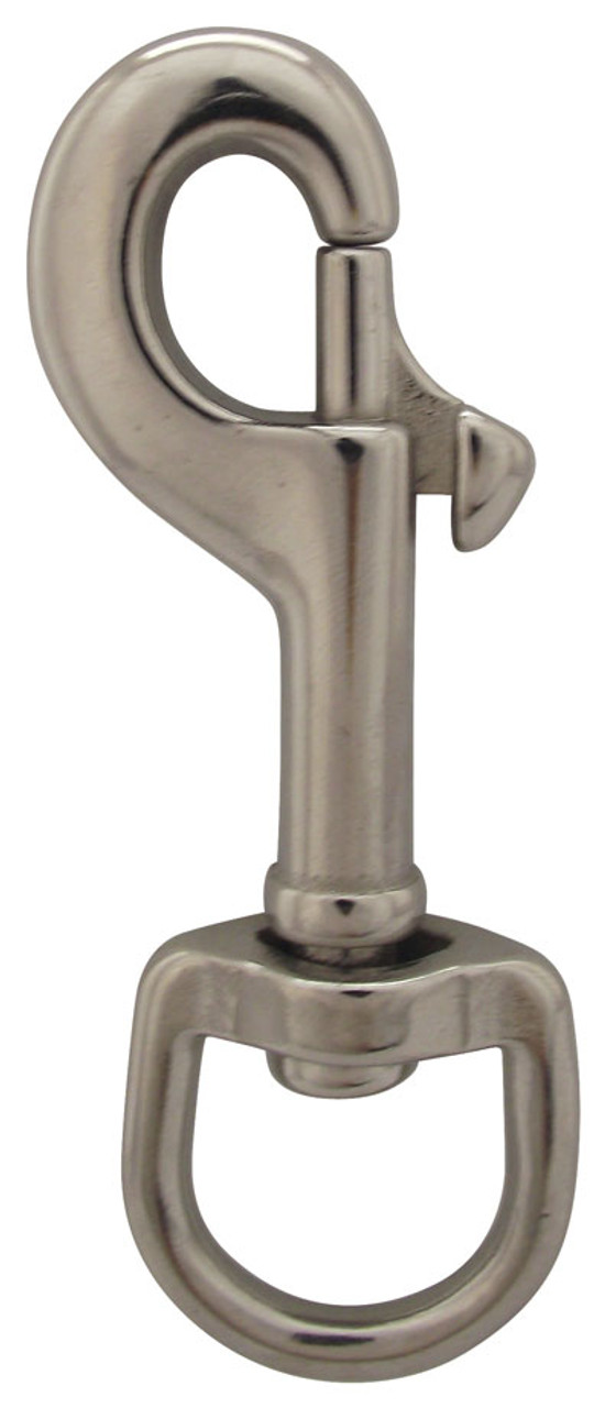 Stainless Steel Swivel Snap with Large Eye Opening 4 3/4, Flagpoles,  Flags, and Flagpole Parts