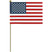 8x12 American Stick Flags