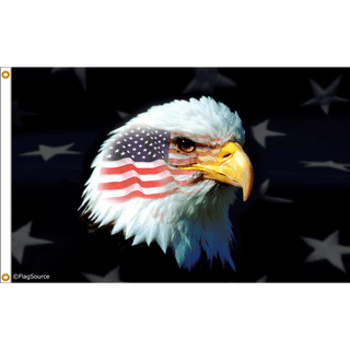 Patriotic Eagle Flag