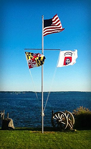 25' Superior 2 Nautical Flagpole Kit "Nautipole"
