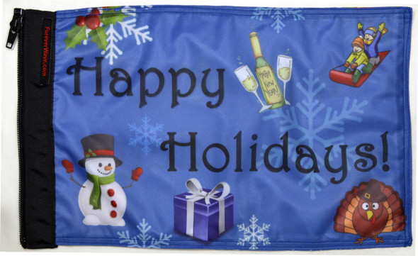 Happy Holidays Flag