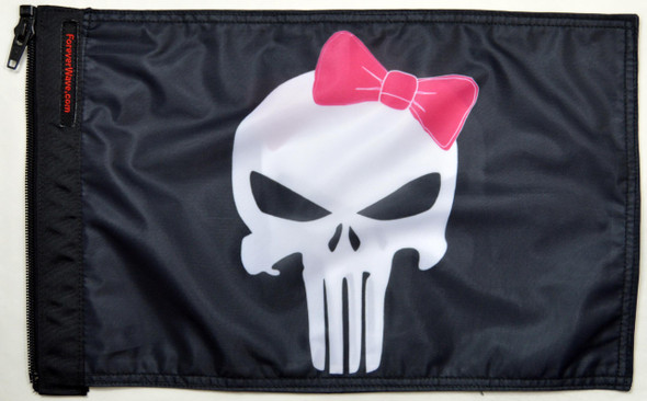 Punisher Pink Ribbon Flag