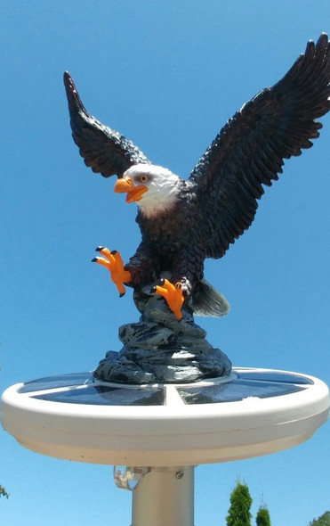 Eagle on Approach - Flagpole Topper