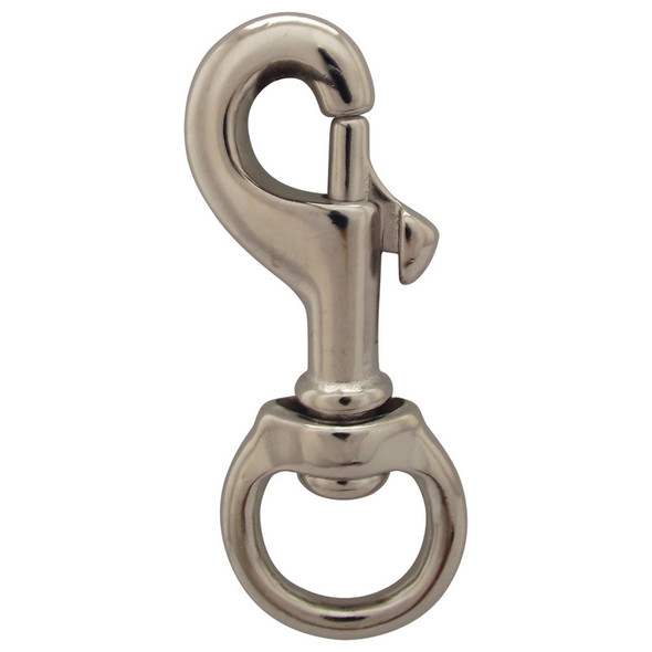 Chrome Plated Brass Swivel Snap 3-1/2"