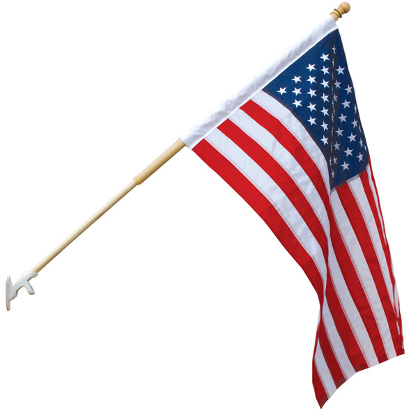 3' x 5' Endura-Nylon U.S. Outdoor Flag Set