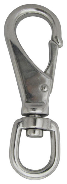 Stainless Steel Swivel Snap with Large Eye Opening  4 3/4"