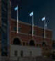 Vertical Wall-Mounted Flagpoles