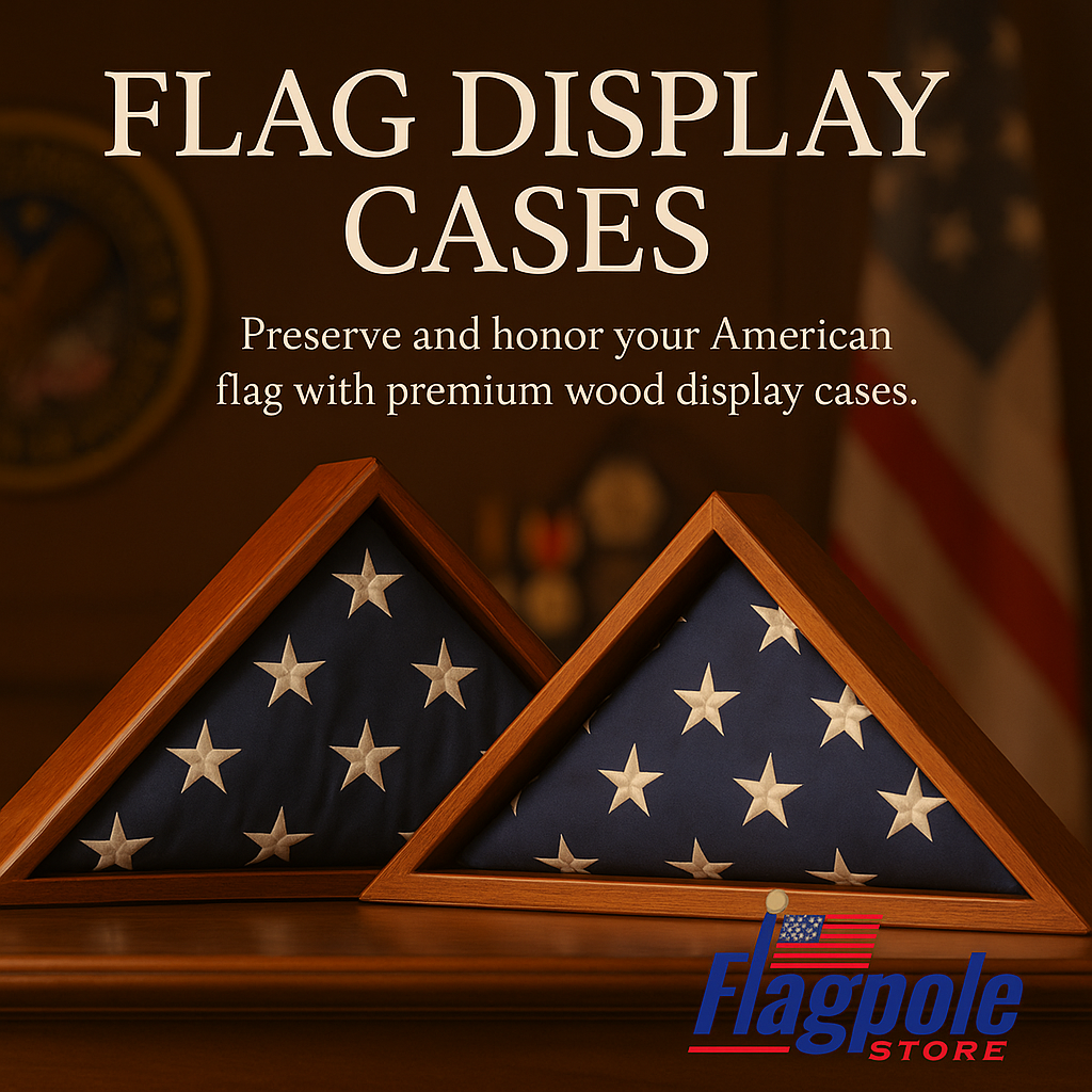 Flag Display Cases Banner.