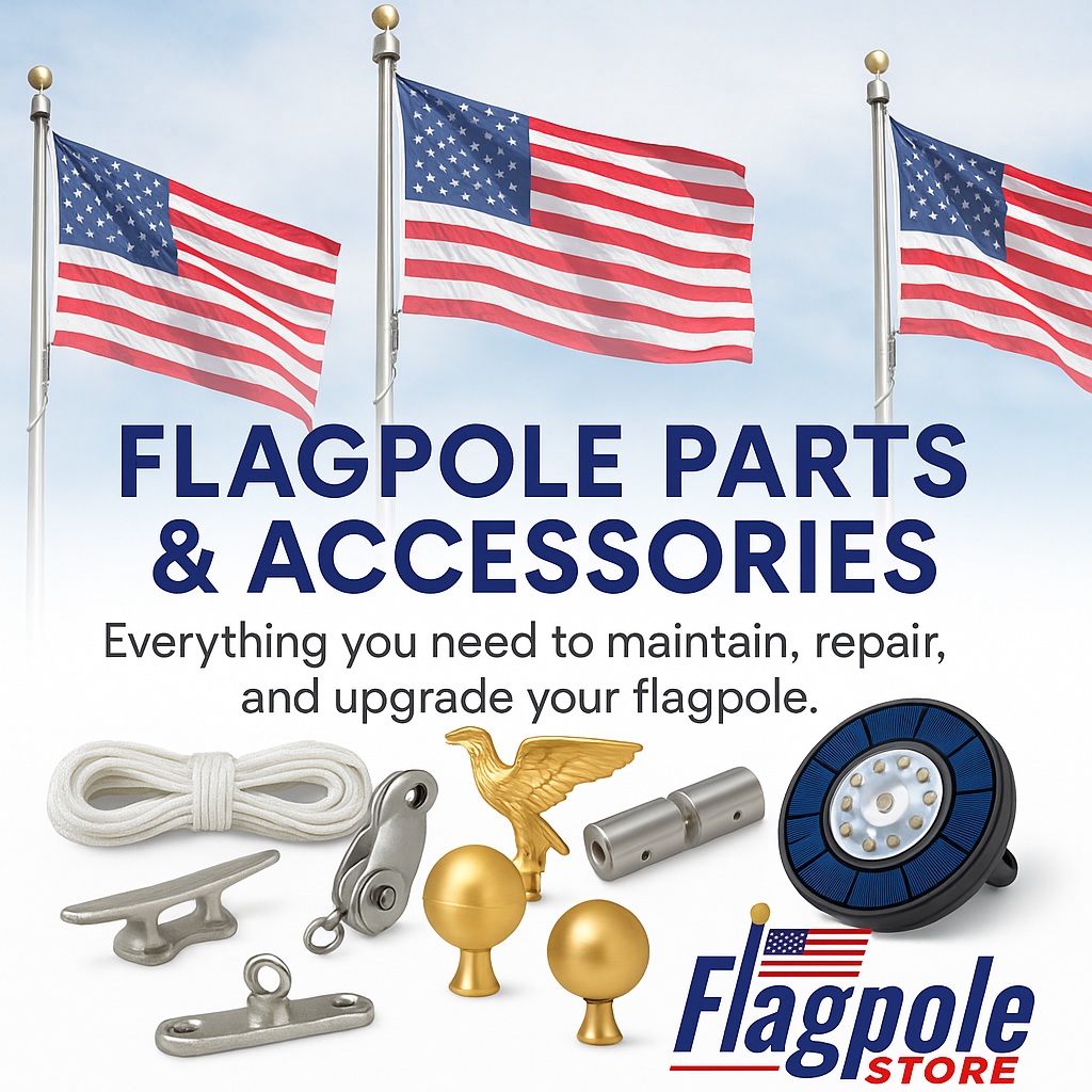 Flagpole Parts and accessories banner.