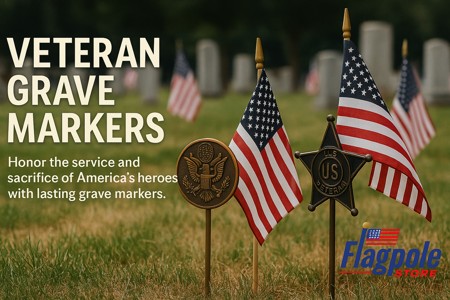 Veteran Grave Markers Banner