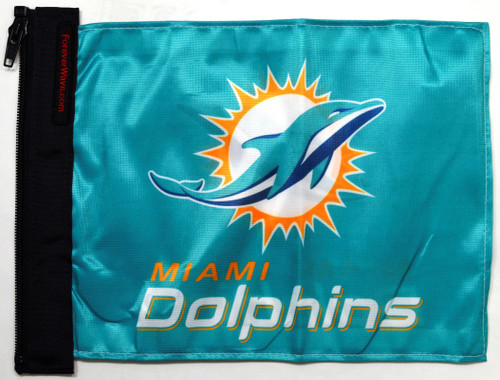 Miami Dolphins Flag | Car Flags and Accessories | Flagpole Store