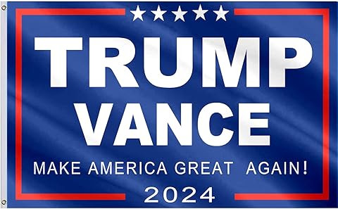 Bandiera Trump Vance 2024, Striscione 3x5 Piedi In Poliestere Stampato