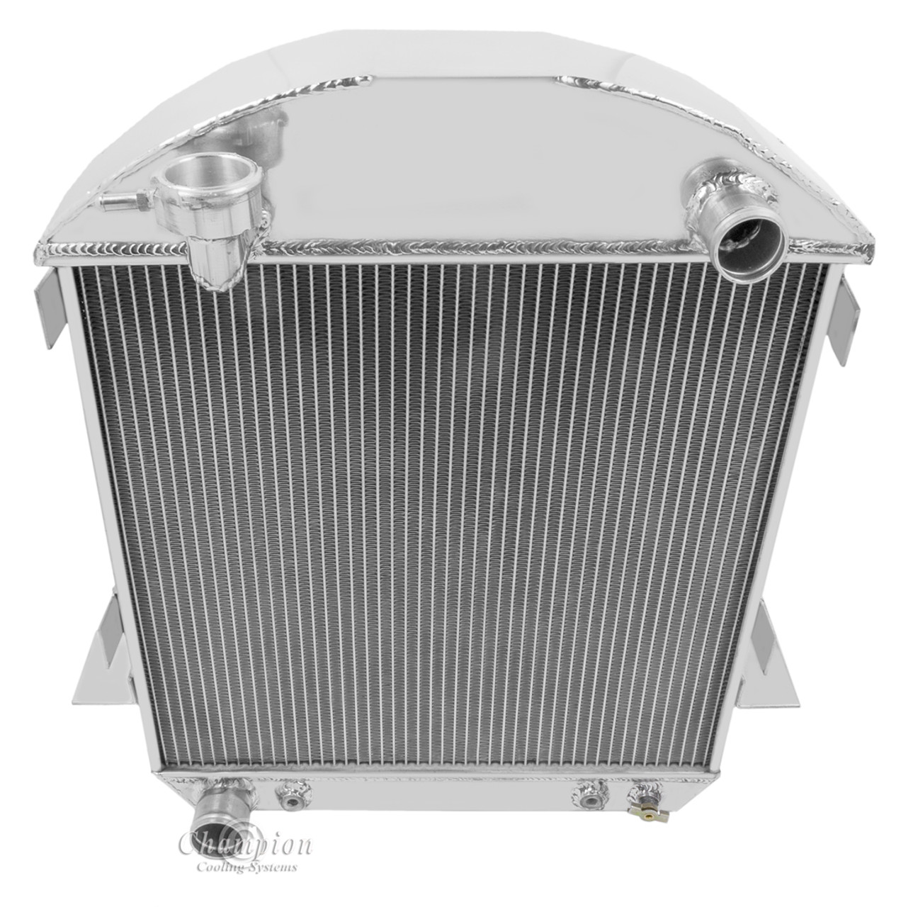 Radiator 1917-1927 Ford Model T-Bucket Chevy V8 4列アルミニウム