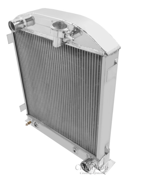 1932 Ford Chopped Model B All Aluminum Radiator