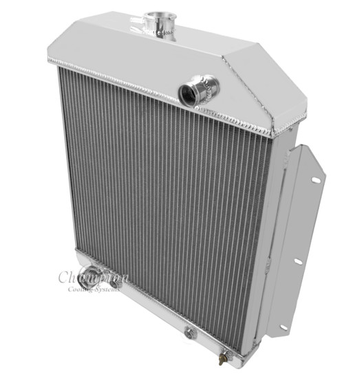 1949-1952 Ford Custom (Ford V8 Application) All Aluminum Radiator