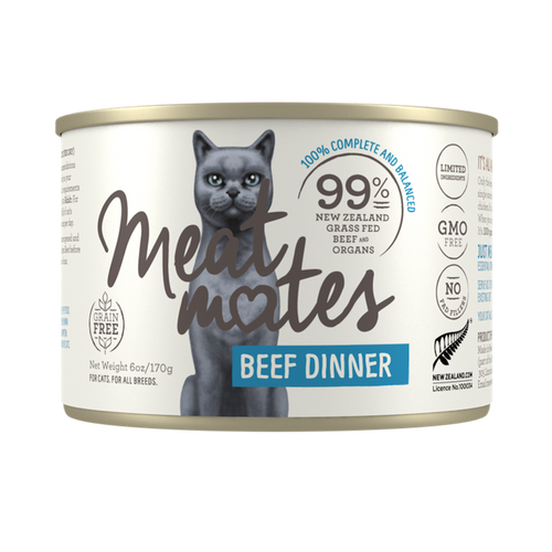 Meat Mates Grain Free Beef Dinner Wet Cat Food