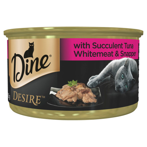 Dine Desire Tuna Whitemeat & Snapper Wet Cat Food