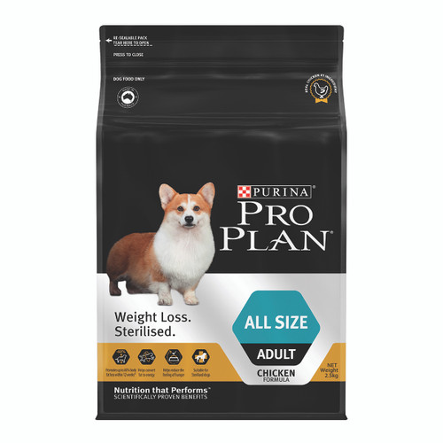 Pro Plan Adult Weight Loss Sterilised Chicken Dry Dog Food