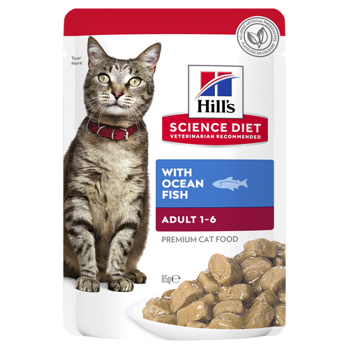 Hill's Science Diet Adult Ocean Fish Pouches Wet Cat Food