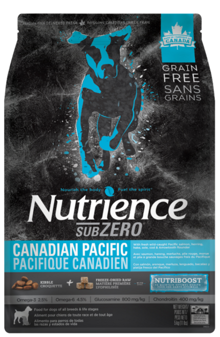 Nutrience Sub Zero Canadian Pacific Dry Dog Food