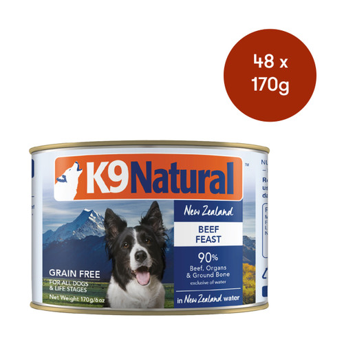 K9 Natural Beef Feast Wet Dog Food Bulk Bundle
