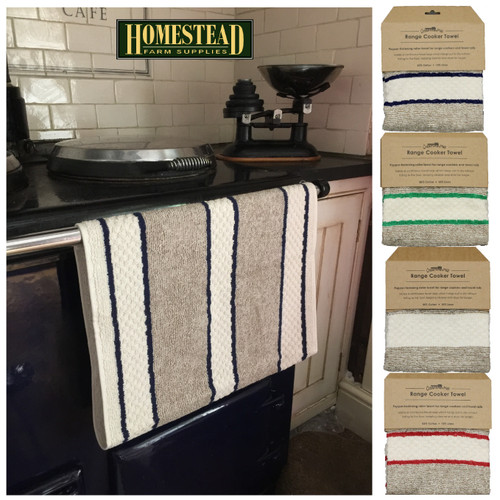 Aga/Range Towel with Poppers