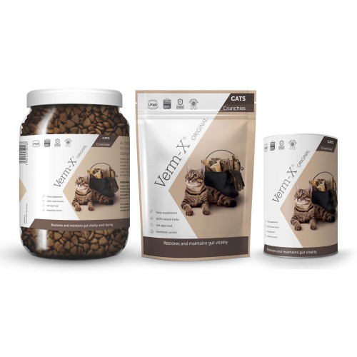 Verm-X Herbal Crunchies for Cats