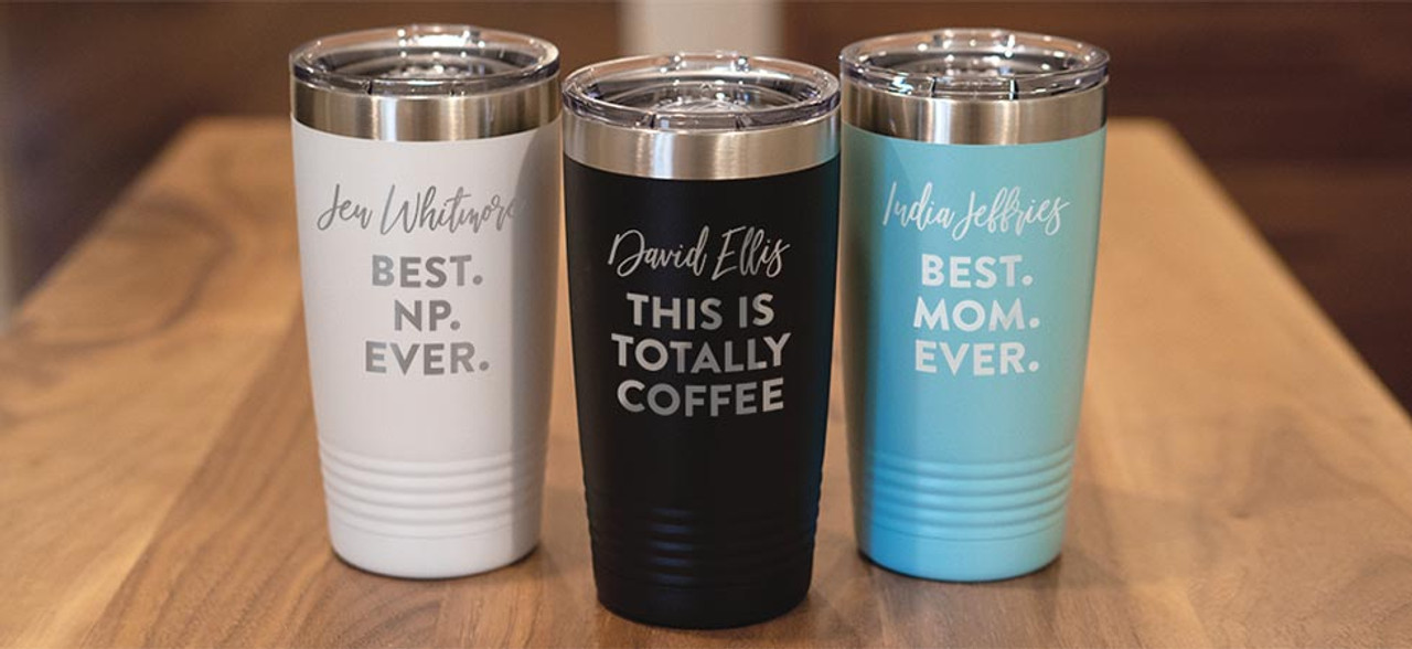 Personalized BEST EVER Gift Custom Engraved Vacuum Sealed Tumbler  (Multiple Colors) - Northwest Gifts