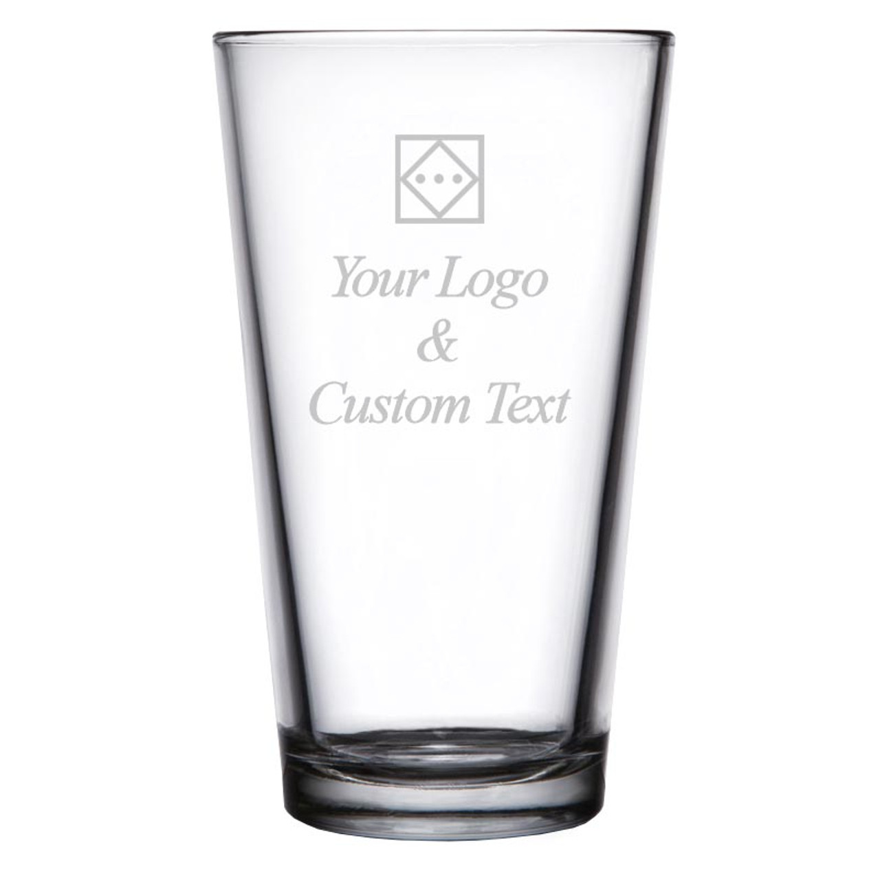 Set of 2 - Personalized 16oz Pint Glass, Barware