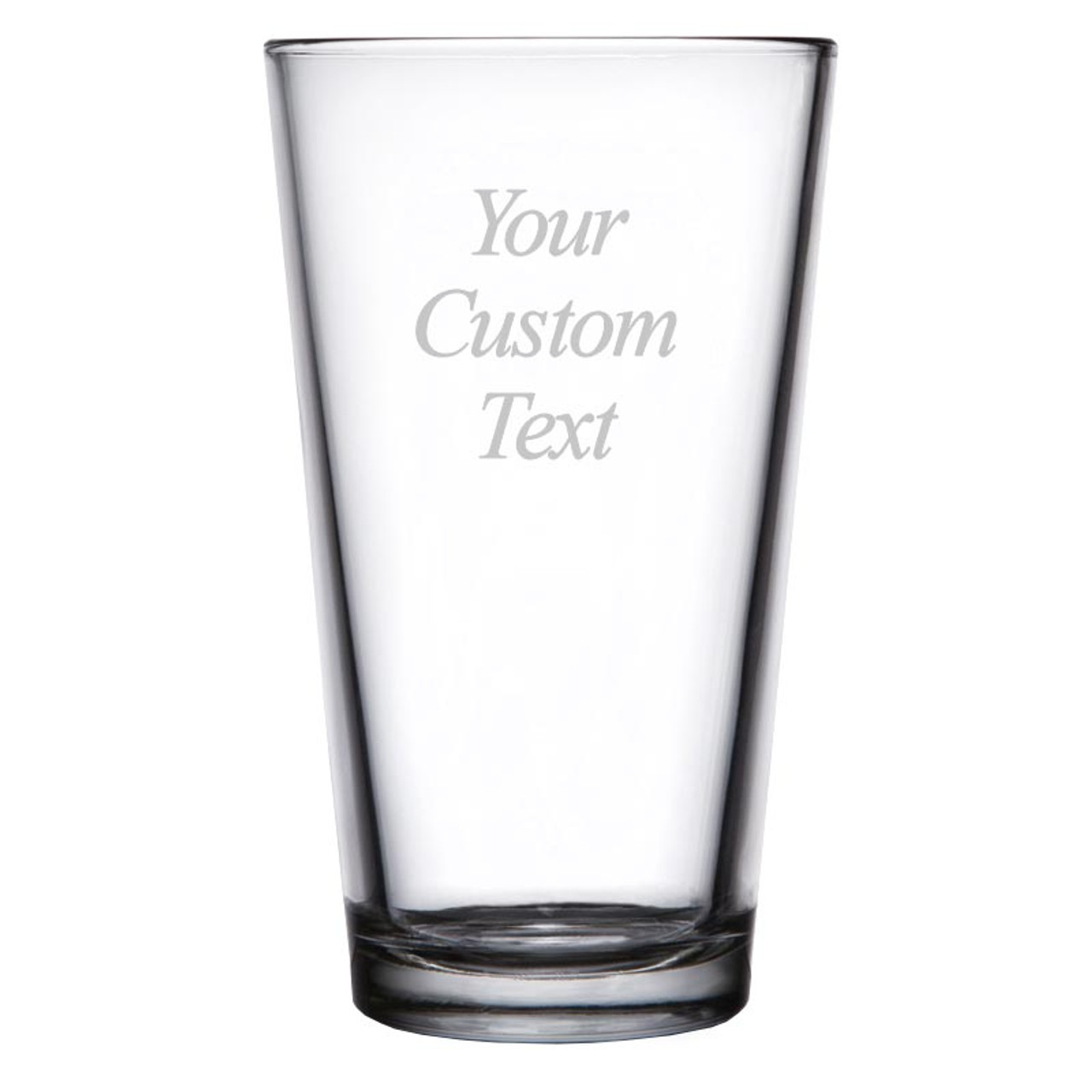 Custom Engraved Pint Glass, Laser-Etched Pint Glass