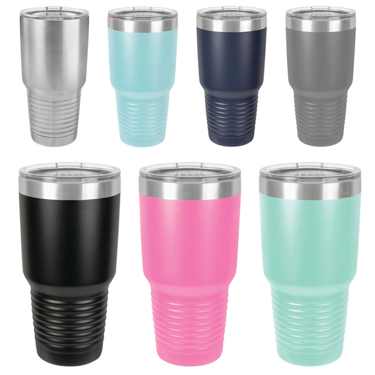 Personalized 30 oz. Groomsmen Tumblers (Available in 17 Colors)