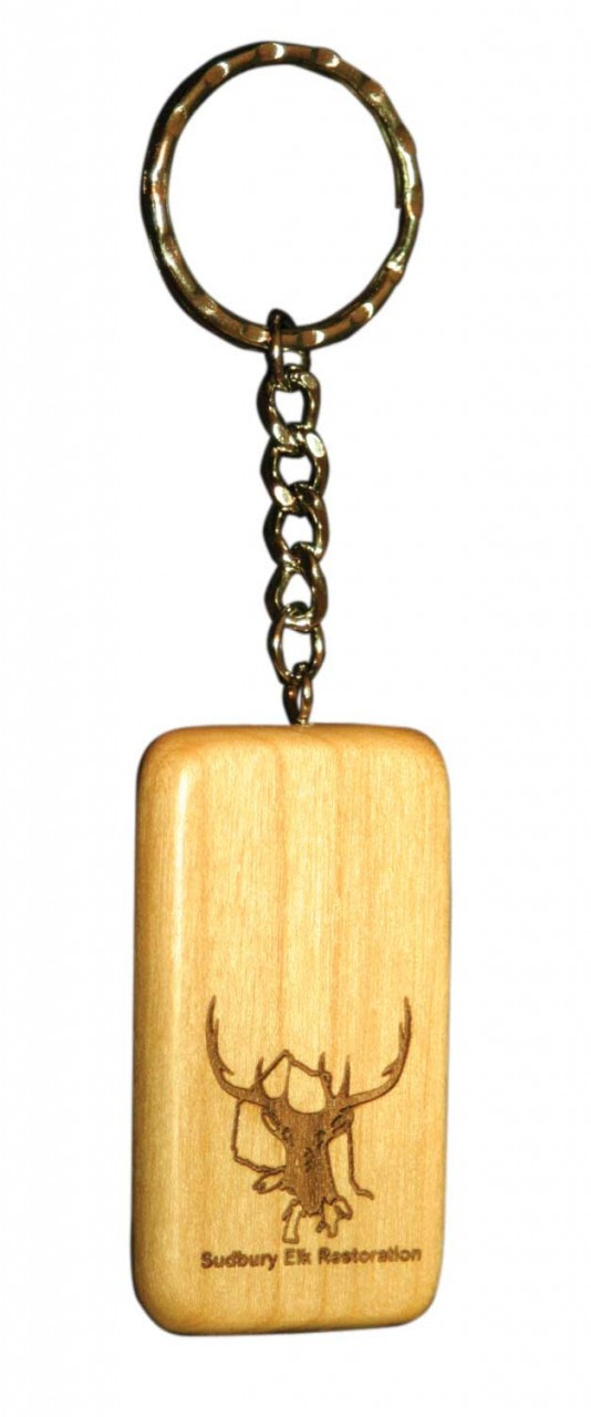 GRAPHICS & MORE Louisiana Tech University Bulldogs Logo Wood Wooden  Rectangle Keychain Key Ring