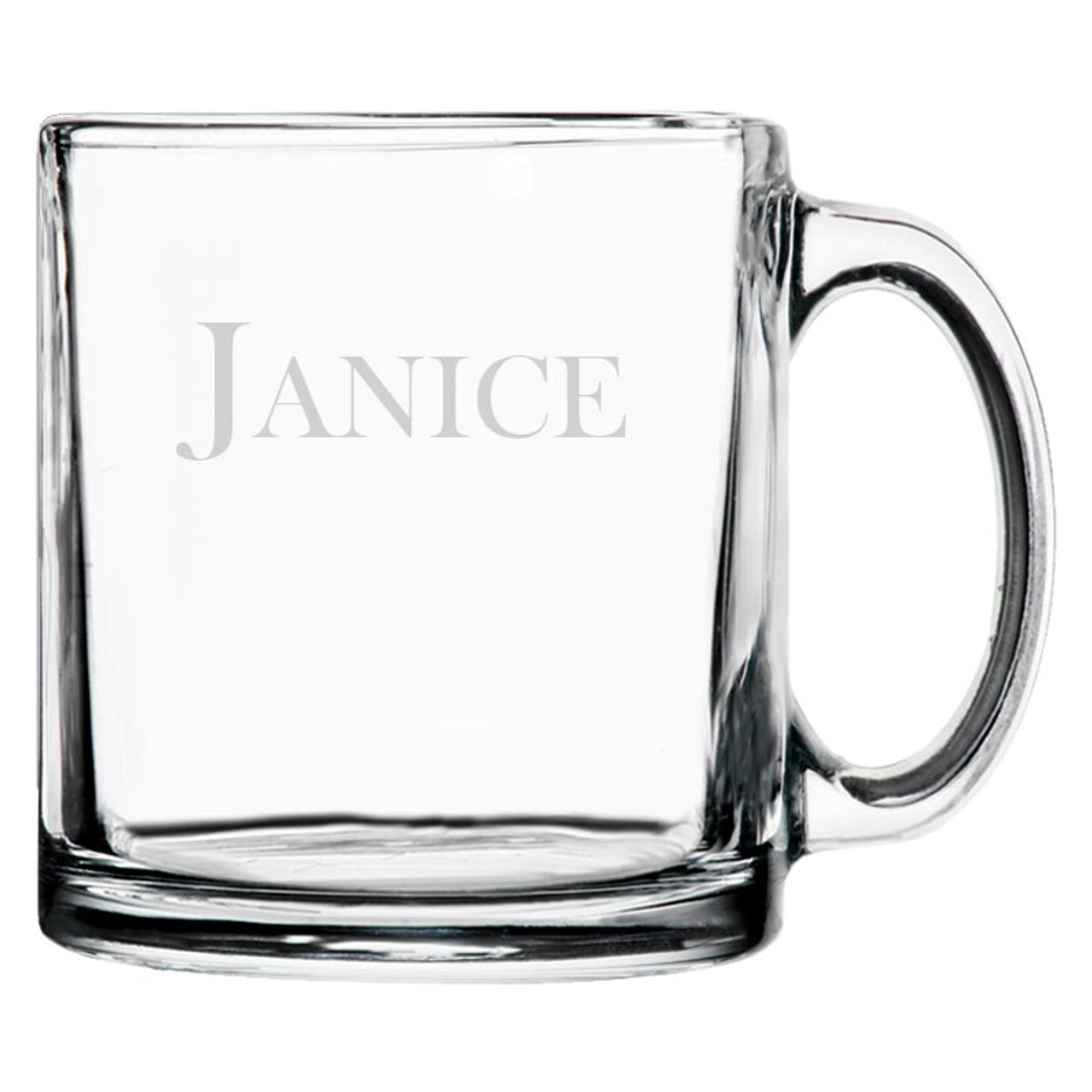 Personalized Glass Can / Name Glass Can / Custom Name Glass 