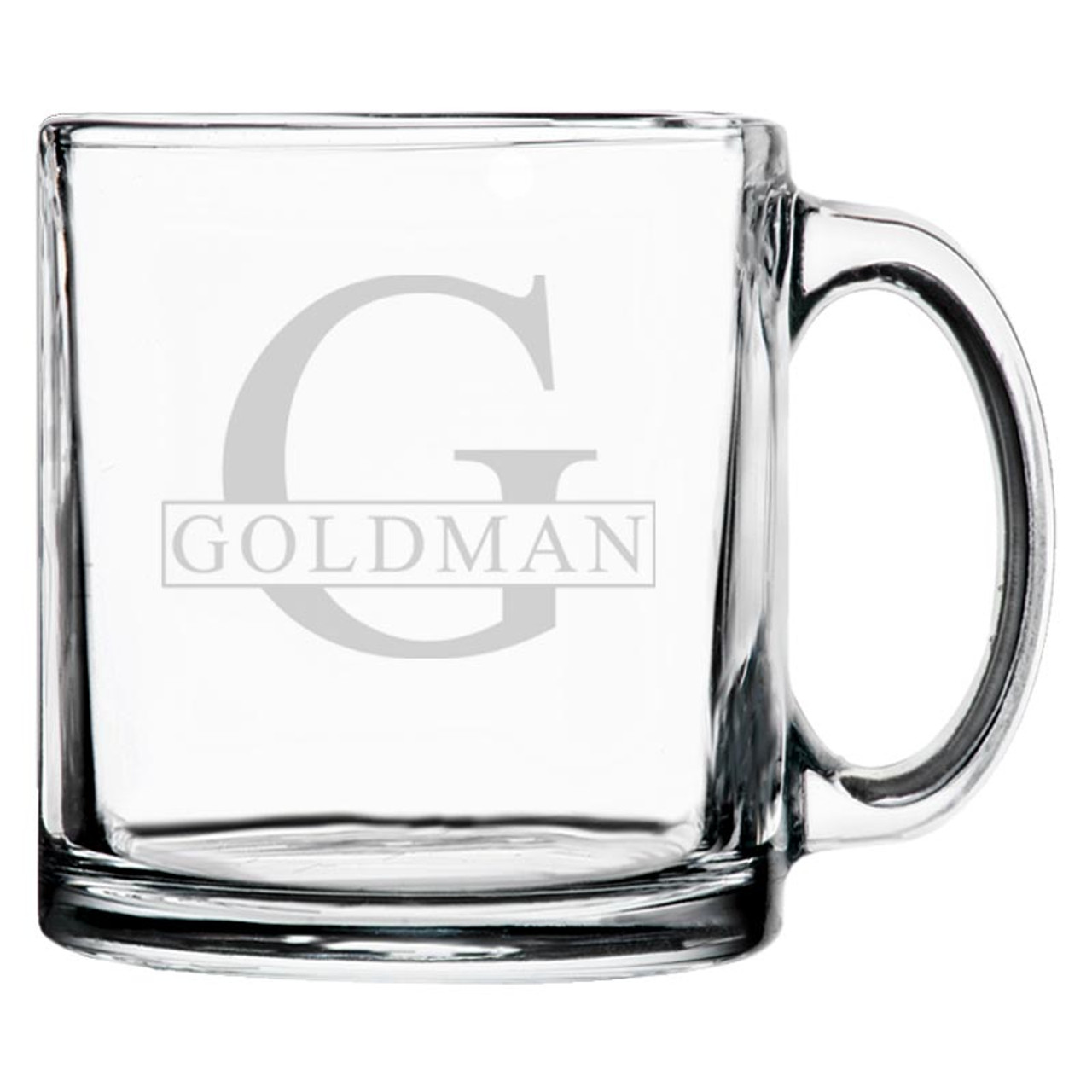 Personalized engraved glass coffee mugs best sale