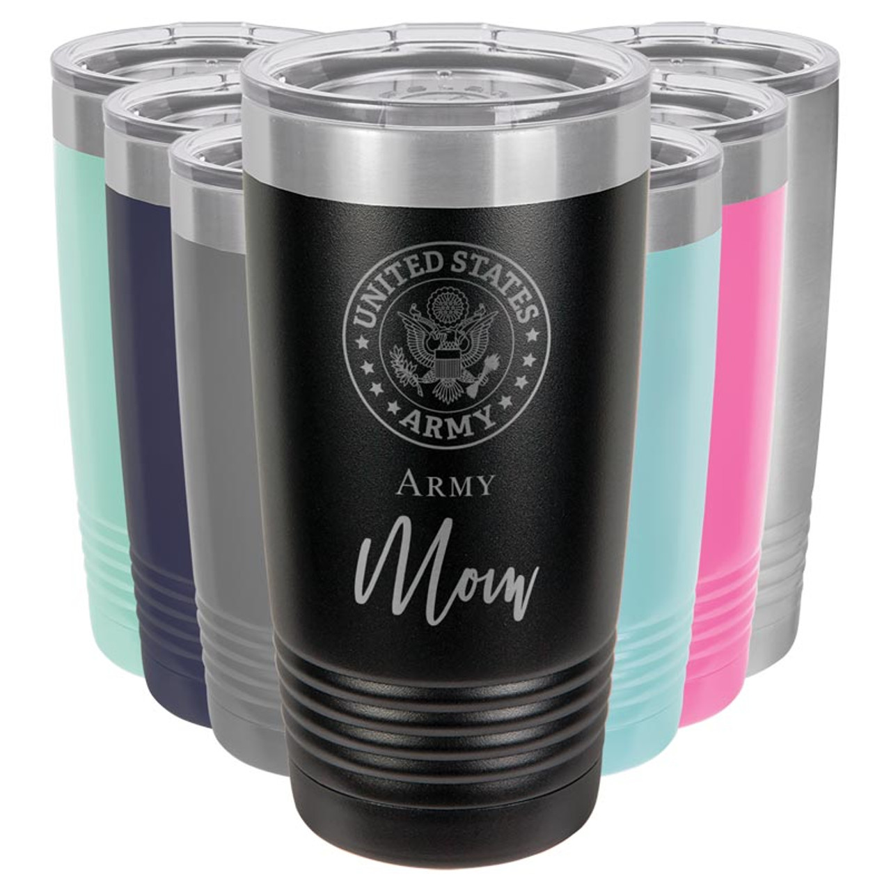 Mothers Day Gift for Moms, Camo Momlife Tumbler, Army Mom Tumbler