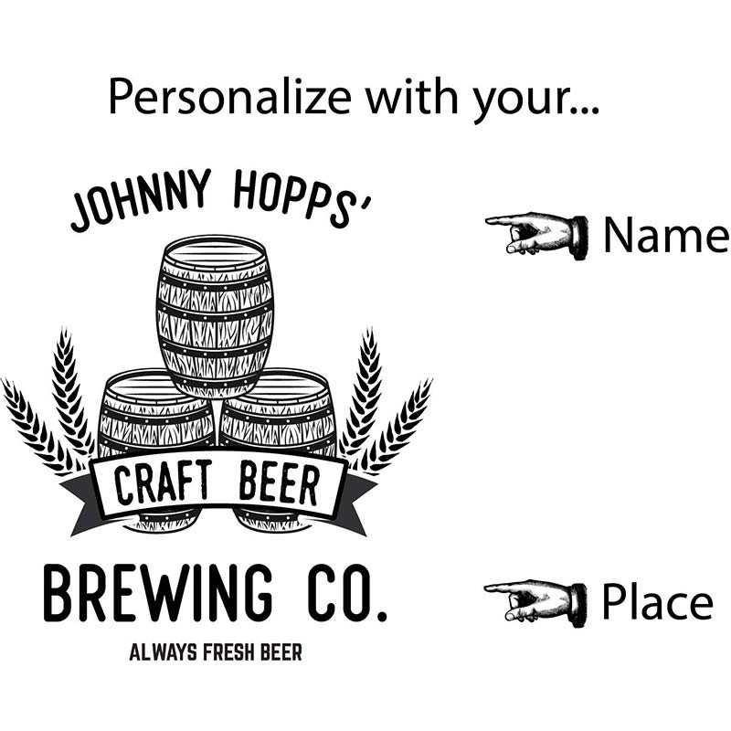 Craft Beer Brewery Quarter Barrel Clock Personalized Northwest Gifts