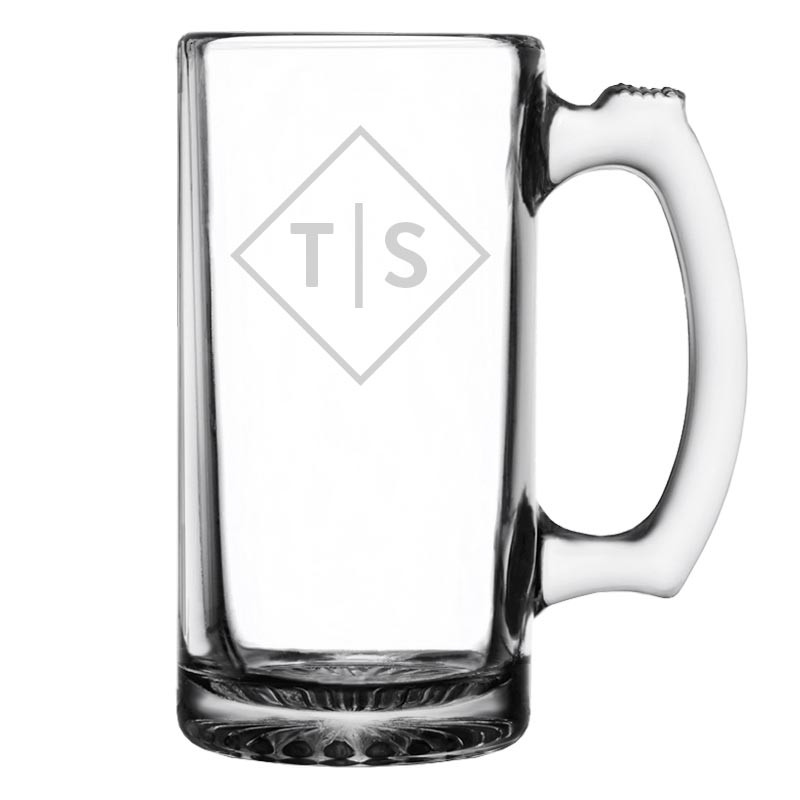 Personalized Beer Mug Custom Engraved Initial & Name Northwest Gifts