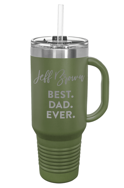 Personalized Best Dad Ever Father's Day Gift 40oz Tumbler - Sample 