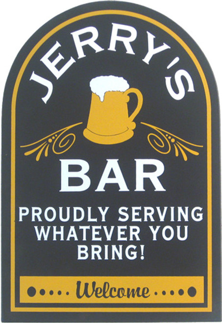 Custom Home Bar Sign