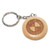 Custom Wood Key Chain - Circle Custom Wood Key Chain - Circle